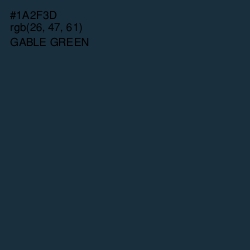 #1A2F3D - Gable Green Color Image